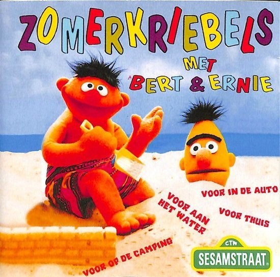 C.D. (1998) Sesamstraat - Zomerkriebels met Bert & Ernie, Cd's en Dvd's, Cd's | Kinderen en Jeugd, Gebruikt, Inclusief doosje