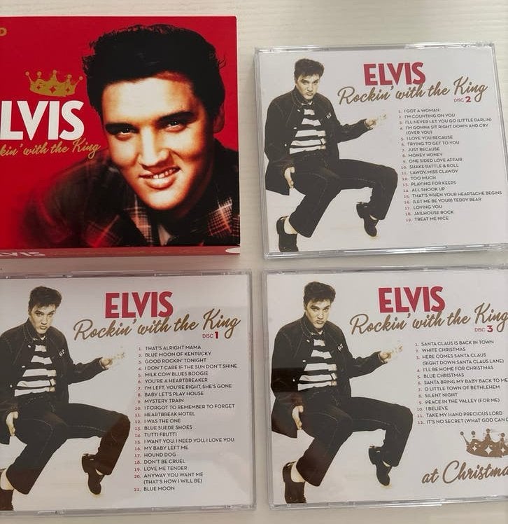 Elvis Presley - Rockin' with the King (3 CD Boxset), Ophalen of Verzenden, Zo goed als nieuw, Cd of Plaat