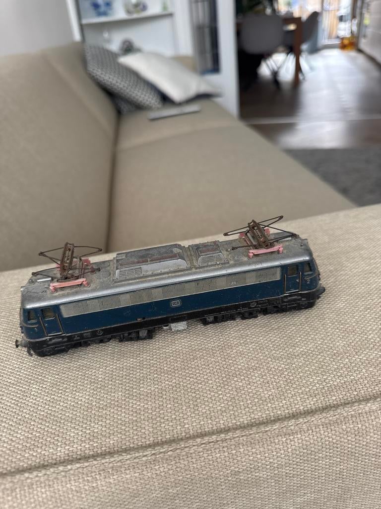 Oude Märklin Locomotief DB Elektrisch, Wisselstroom, Gebruikt, Locomotief, Ophalen of Verzenden