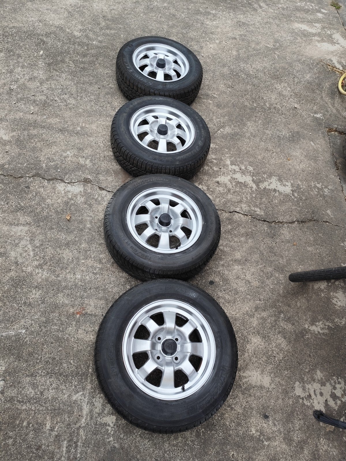 Porsche 924 Tarantula velgen 14 inch., Auto-onderdelen, Banden en Velgen, Banden en Velgen, 14 inch, Personenwagen, Gebruikt, Ophalen