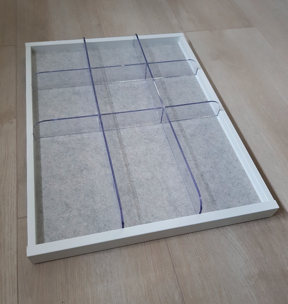 IKEA Komplement Uittrekbare plank wit, 50 x 58 cm, Met plank(en), Minder dan 50 cm, Ophalen of Verzenden, Zo goed als nieuw