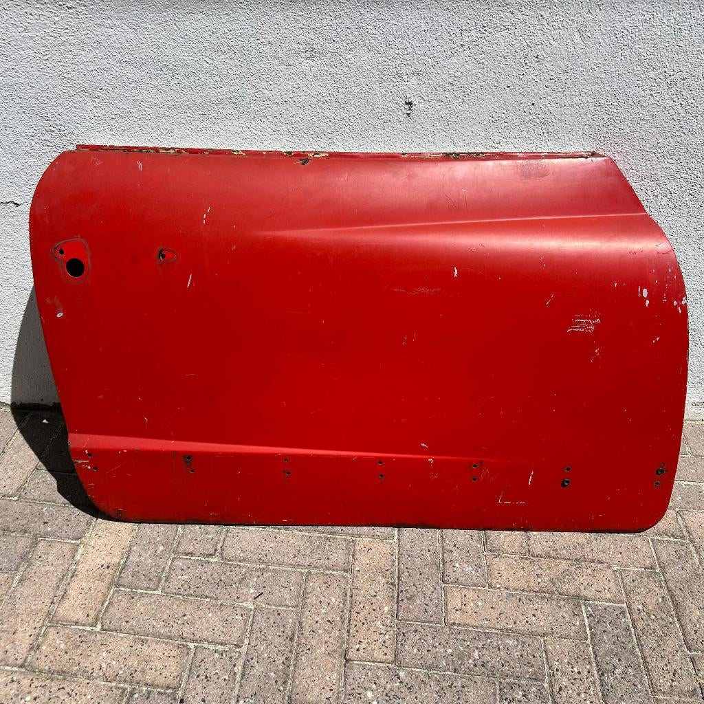 VW Karmann Ghia Type 14 passagiersdeur 61-63 Rock Solid rood, Auto diversen, Auto-accessoires, Gebruikt, Ophalen of Verzenden