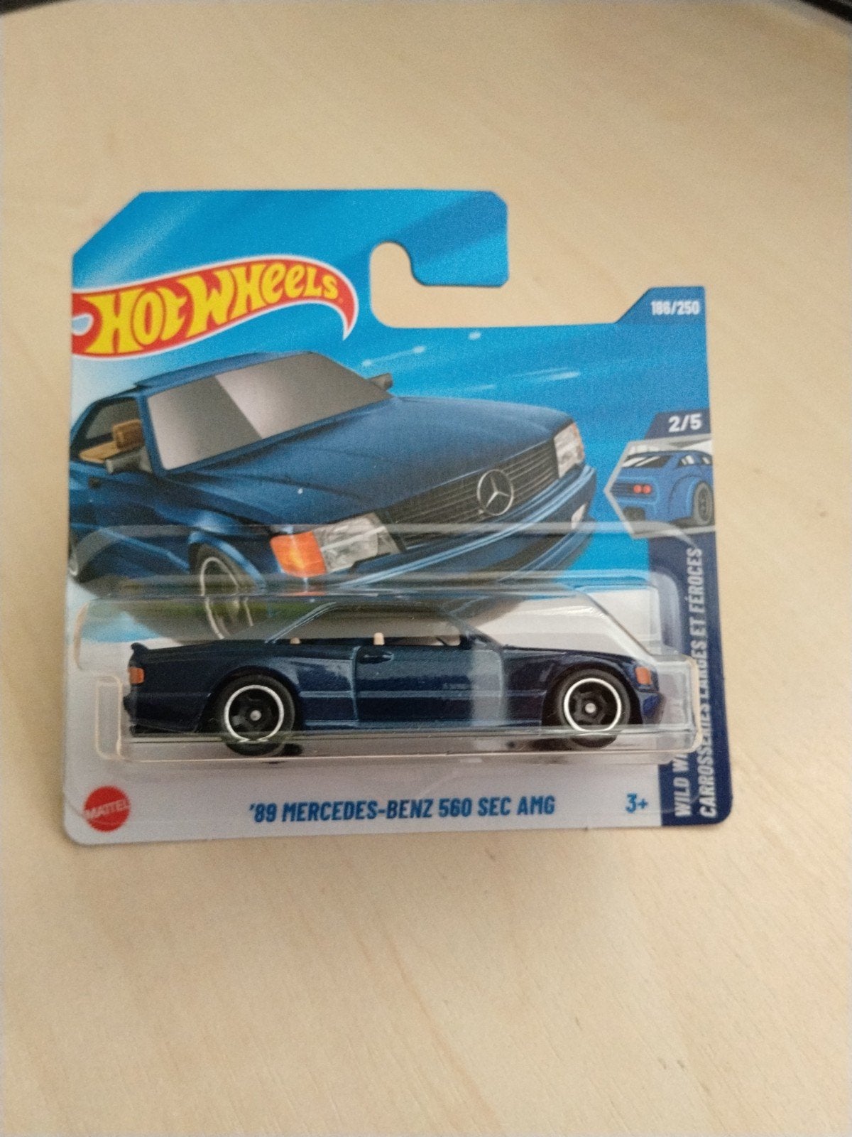 Hotwheels '89 Mercedes Benz 560 SEC AMG hot wheels, Ophalen of Verzenden, Nieuw, Auto
