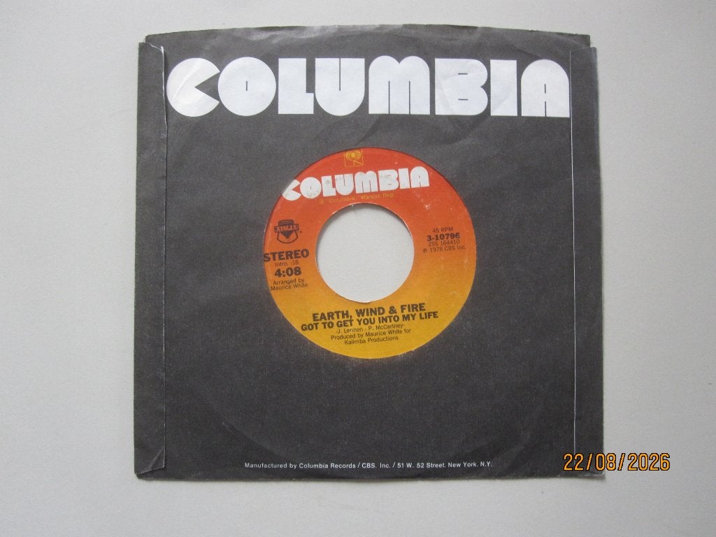 EARTH, WIND & FIRE -  got to get you into my life - 7", Gebruikt, 7 inch, Ophalen of Verzenden, Overige typen