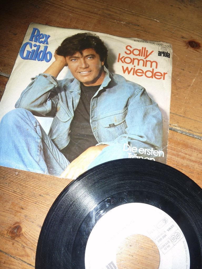 single REX GILDO sally komm wieder 1978, Ophalen of Verzenden, Gebruikt, Pop