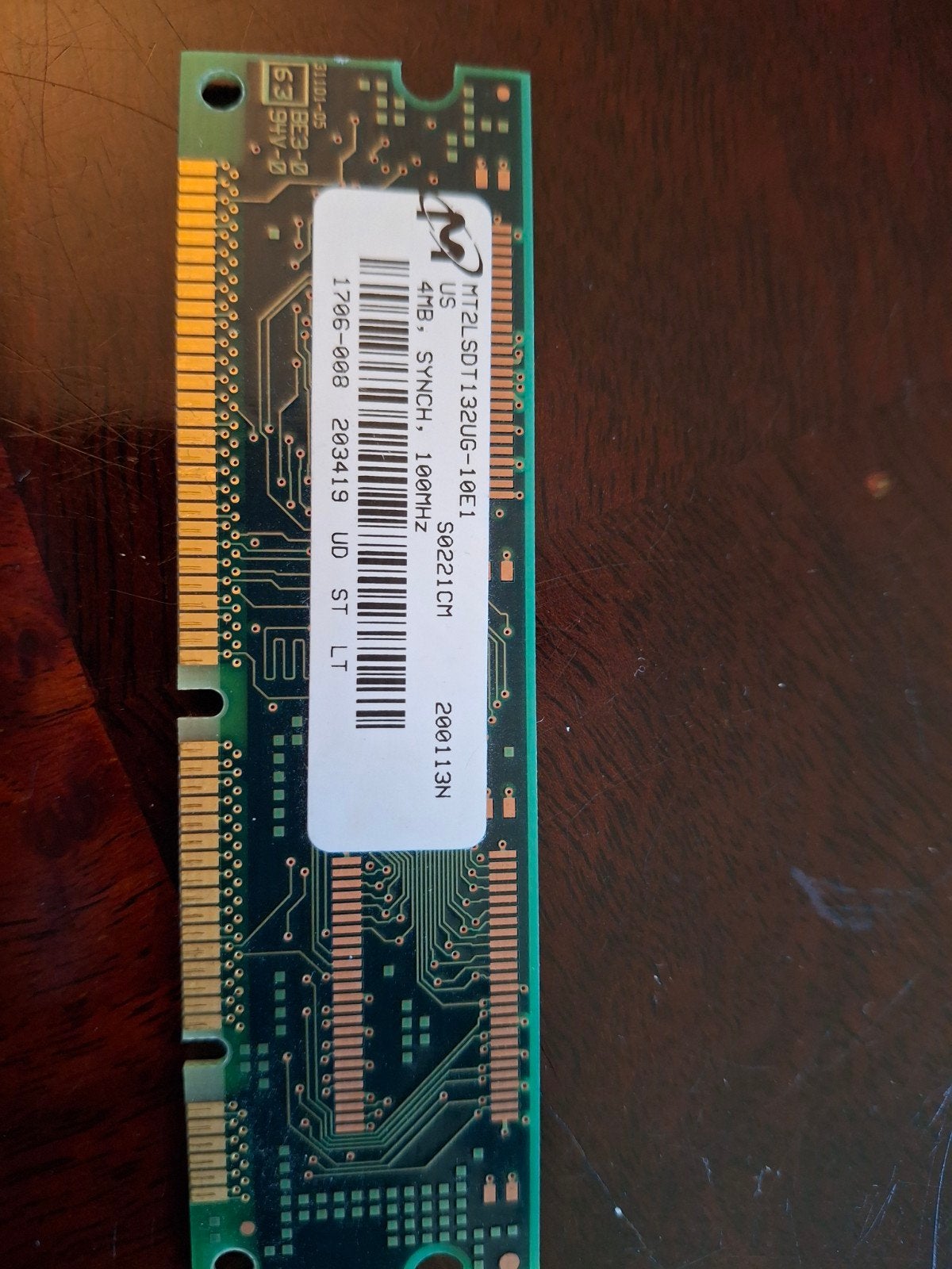4MB SDRAM Geheugenmodule 100MHz, Server, Ophalen of Verzenden, DDR, Gebruikt