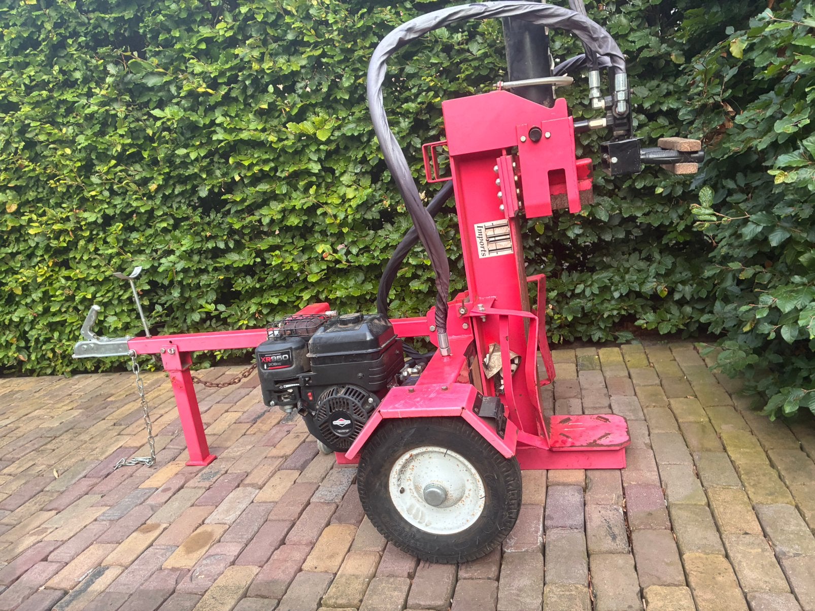 22 tons Kloofmachine, Tuin en Terras, Ophalen of Verzenden, Zo goed als nieuw, Benzine, Liggend