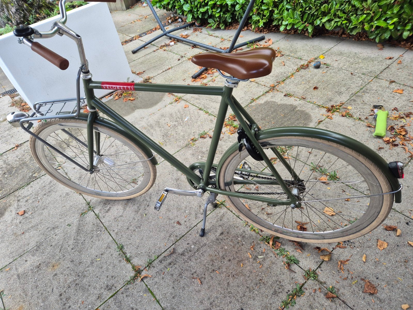 Veloretti Café Racer - Stijlvole stap fiets, Fietsen en Brommers, Velgrem, Zo goed als nieuw, 57 tot 61 cm, Ophalen