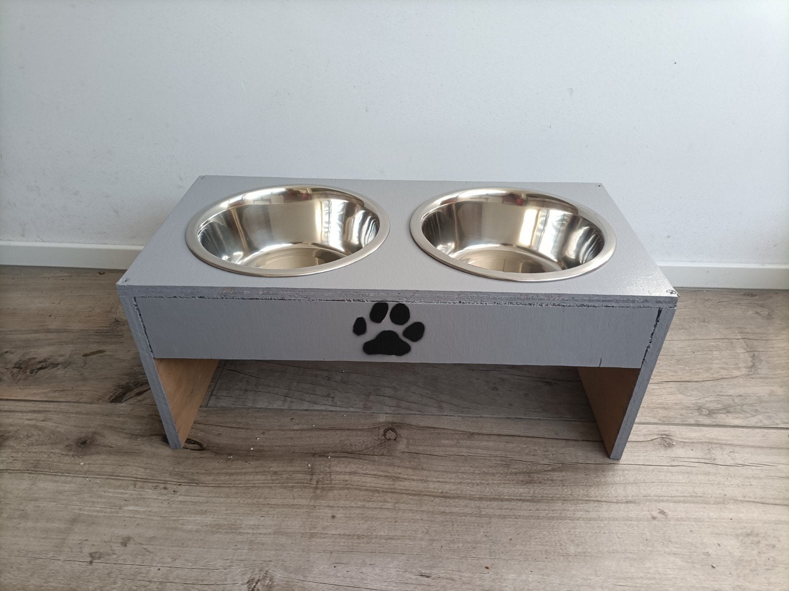 voerbak verhoogd voor de hond, Ophalen
