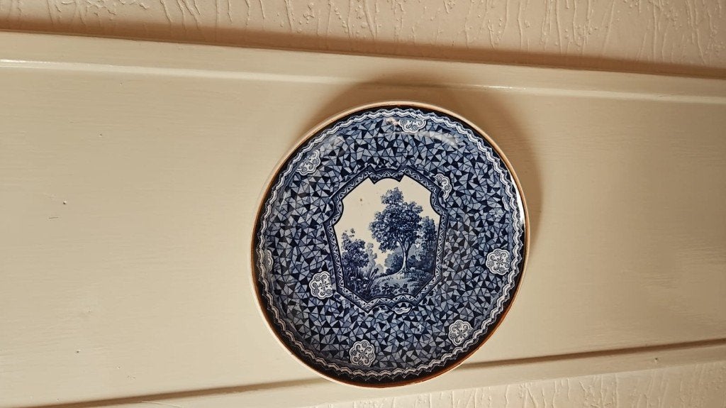 porselein antiek wandbord Villeroy en Boch flamand 20 cm, Antiek en Kunst, Ophalen of Verzenden