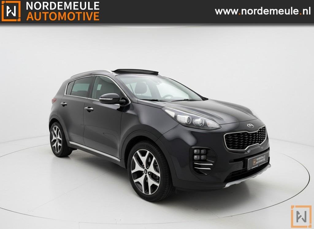 Kia SPORTAGE 1.6 T-GDI GT-LINE, TREKHAAK, CARPLAY, CRUISE., Auto's, Kia, Voorwielaandrijving, Startonderbreker, Gebruikt, 4 cilinders