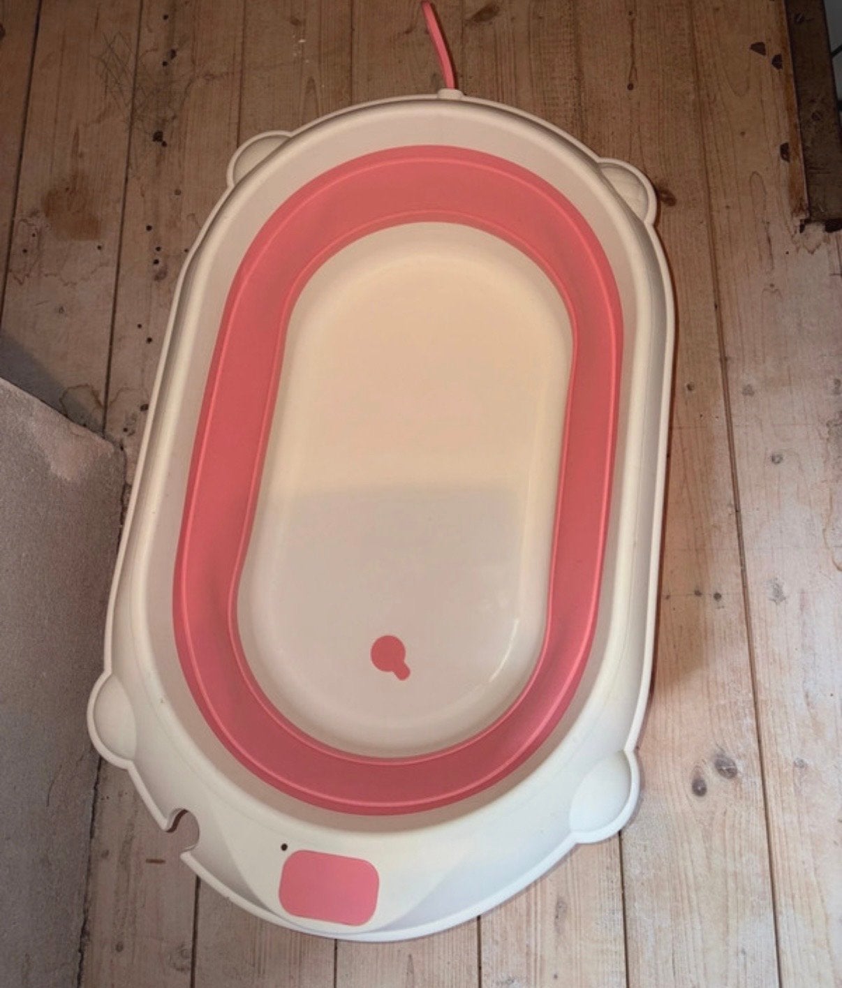 Opvouwbaar babybadje - Roze en Wit, Overige merken, Nieuw, Ophalen of Verzenden, Badje