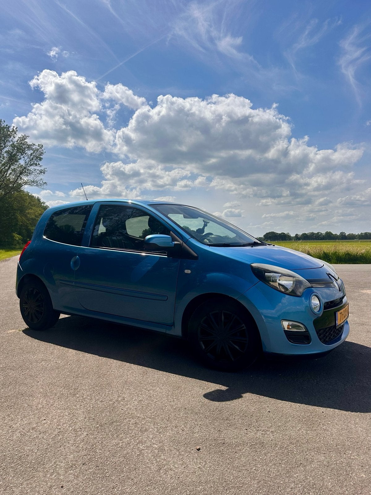 Renault Twingo 1.2 16V 2012 Blauw, Auto's, Voorwielaandrijving, 839 kg, 74 pk, 4 cilinders