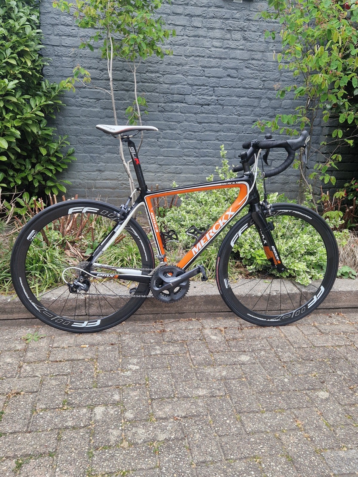 Eddy Merckx EMX-3 vol Carbon, Zo goed als nieuw, Meer dan 20 versnellingen, 53 tot 57 cm, Ophalen