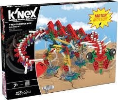 knex DINOSAURUS REX LOOPT ECHT + GRATIS KNEX AUTO'S BOUWSET, Ophalen, Gebruikt, K'nex