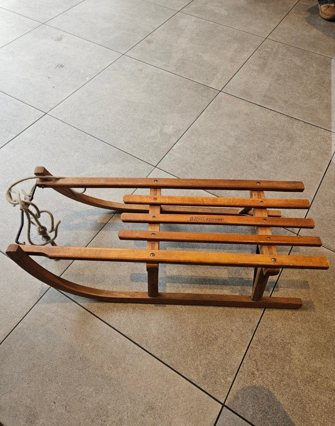 Vintage Davos Germina Slee - Oost-Duitse Kwaliteit, Ophalen, Gebruikt, Hout