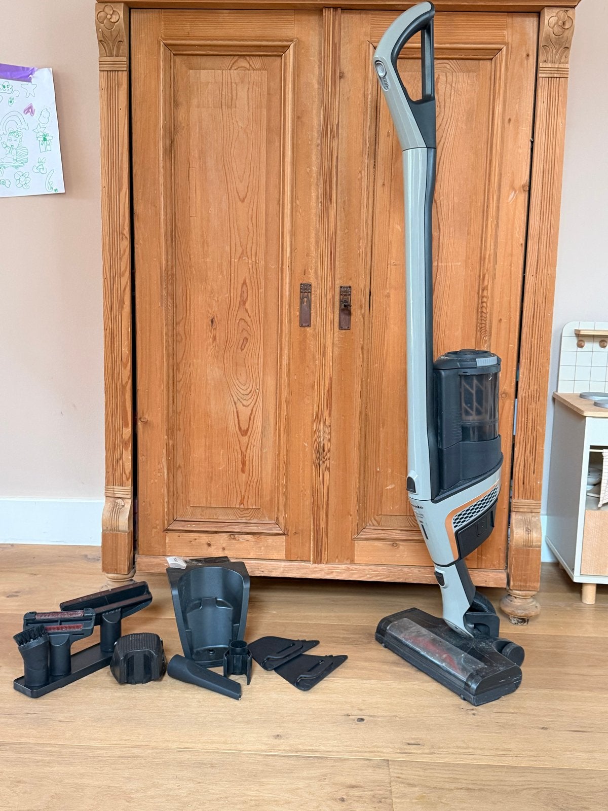 Miele Triflex HX2 Sprinter Steelstofzuiger met dubbele accu, Ophalen, Gebruikt, Draadloos, Miele