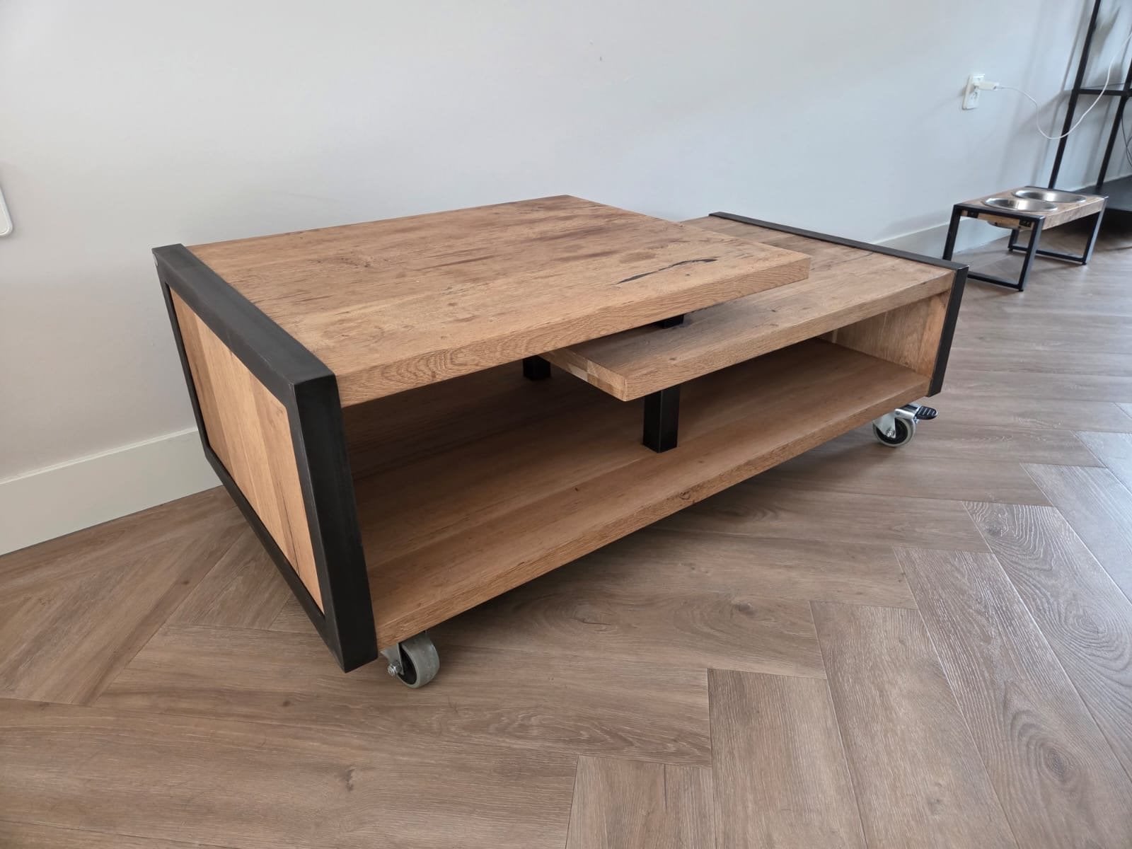 Henders en Hazel Salontafel Metalo 120x60 cm + 1-niche, Huis en Inrichting, Tafels | Salontafels, Ophalen, 100 tot 150 cm, 50 tot 100 cm