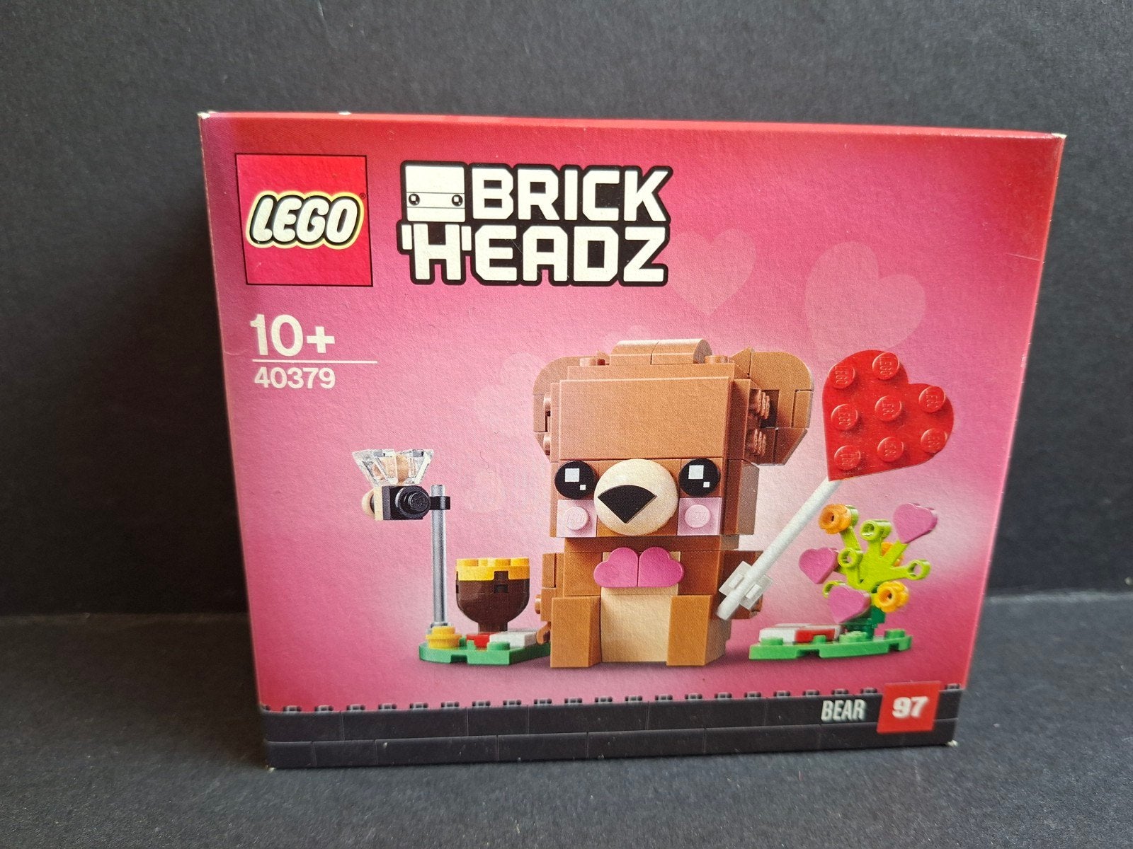 Lego Brickheadz 40379 minifig NIEUW Valentijnsbeer Valentine, BrickHeadz, Lego, Nieuw, Ophalen of Verzenden