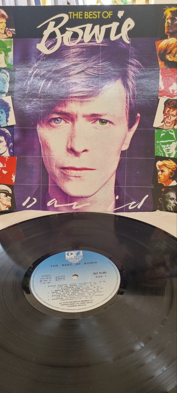 David Bowie - The Best Of Bowie (LP, 1981), Gebruikt, 1980 - 1989, Ophalen of Verzenden, Complilatie