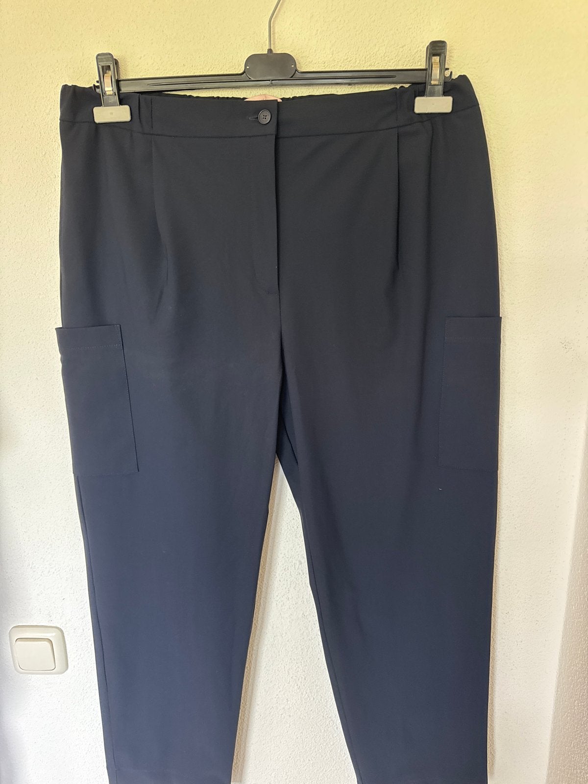 Donkerblauwe travelbroek Studio Anneloes (valt als XXL), Ophalen of Verzenden, Zo goed als nieuw, Maat 46/48 (XL) of groter, Blauw