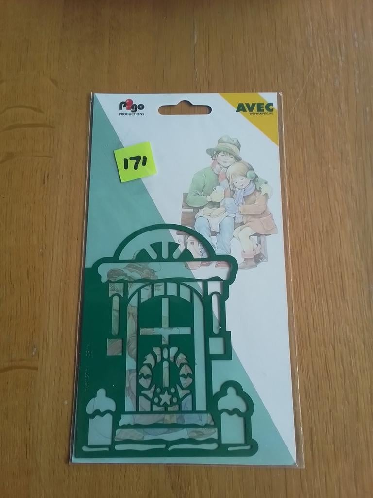 171 Embossing mal Kerst, Ophalen of Verzenden, Zo goed als nieuw, Kerst, Pons of Mal