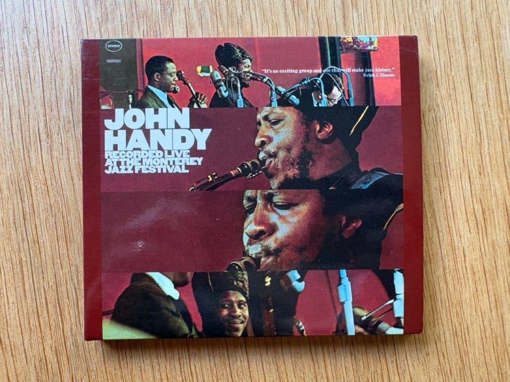 John Handy Live Monterey Jazz Festival cd, Cd's en Dvd's, Ophalen of Verzenden, Zo goed als nieuw, Jazz