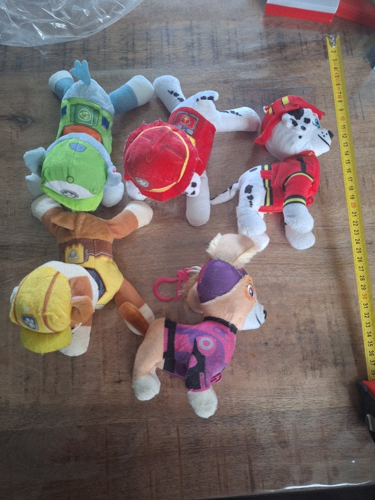 Paw patrol knuffels klein, Gebruikt, Klein (minder dan 20 cm), Paw Patrol, Hond
