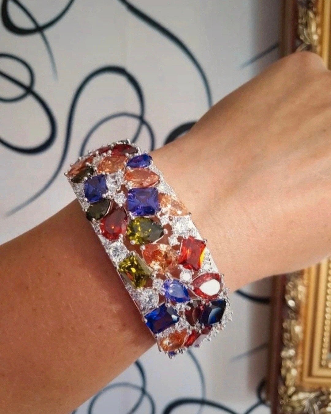 Designer Armband niew veelkleurig, Ophalen of Verzenden