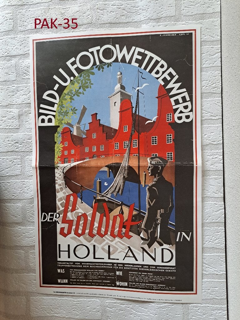 Nr 35 De Oorlogskranten 4x krant 1943 + poster 36,5x58cm, Boeken, Ophalen of Verzenden, Tweede Wereldoorlog, Zo goed als nieuw