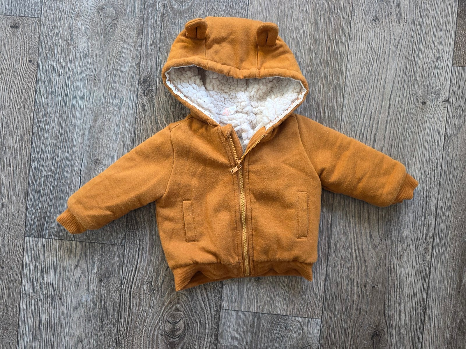 Hema baby jasje met oortjes - maat 62, Gebruikt, Jongetje of Meisje, Ophalen of Verzenden, Jasje