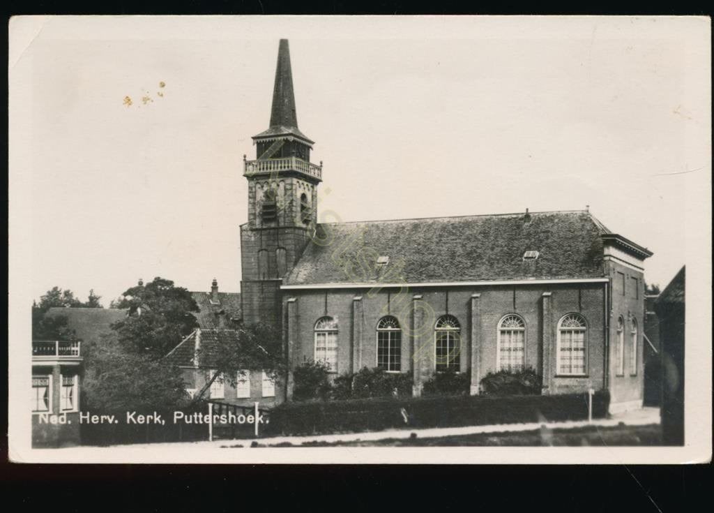 Puttershoek - Ned. Herv. Kerk [003-6301, Verzenden, 1960 tot 1980, Ongelopen, Zuid-Holland