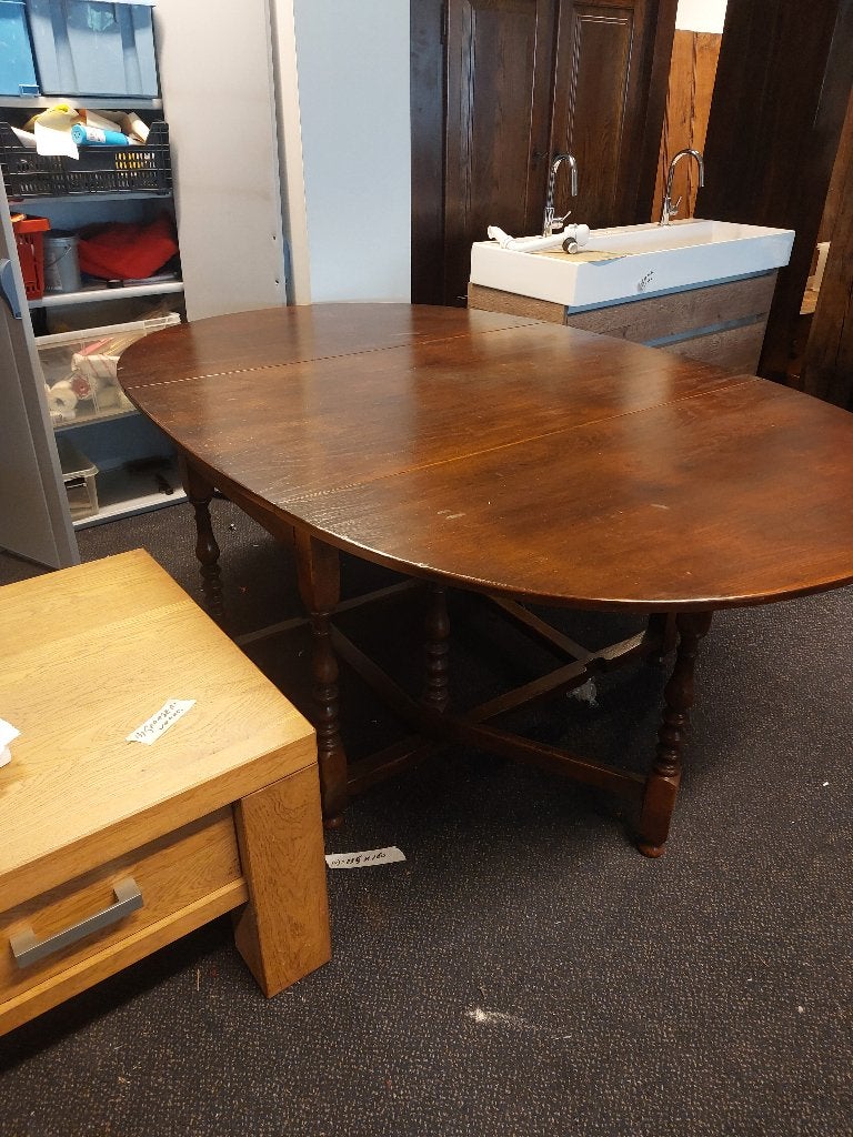 antieke eiken gateleg / hangoortafel ( 501139), Antiek en Kunst, Ophalen