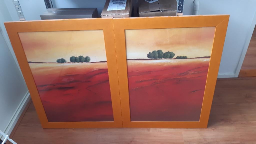Tree Timberline I + II | Hans Paus | ingelijst | kunstdruk, Ophalen, 75 cm of meer, 50 tot 75 cm, Print