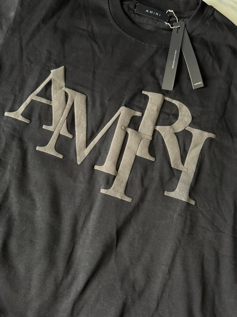 Amiri T-shirt zwart Maat L, Ophalen of Verzenden, Nieuw, Maat 52/54 (L), Zwart