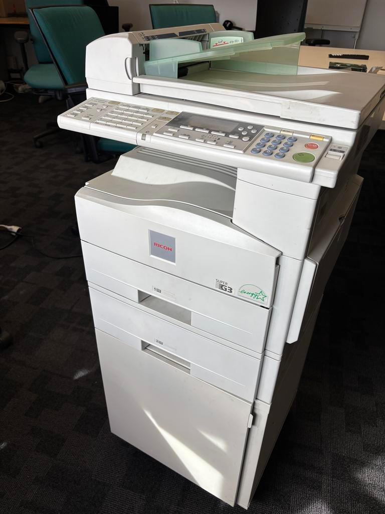 Ricoh printer - Super G3, Computers en Software, Ophalen, Gebruikt, Zwart-en-wit printen, Kopieermachine