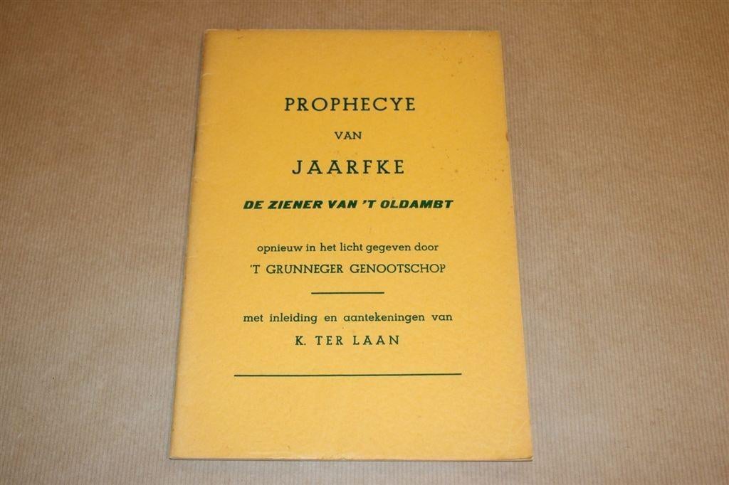 Prophecye van Jaarfke - De ziener van \'t Oldambt, Ophalen of Verzenden, Zo goed als nieuw