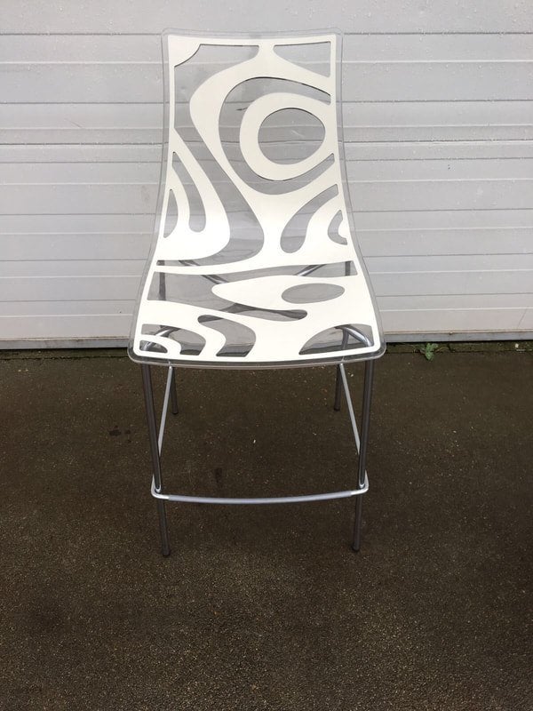 10 stuks pedrali design krukken, 65 cm kookeiland hoogte, Ophalen, 5 krukken of meer, Met voetsteun, 60 tot 90 cm