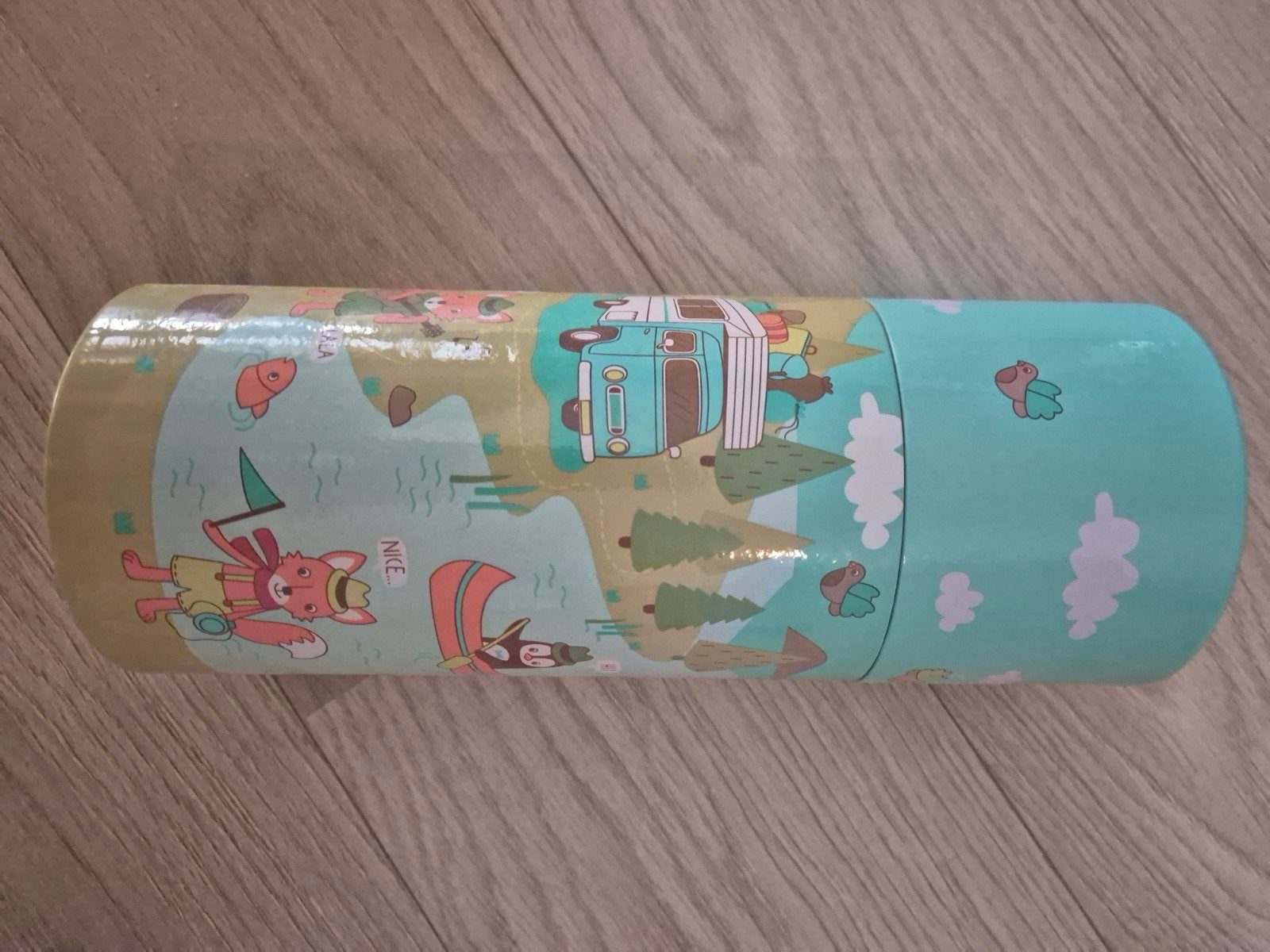 Leuke kinderpuzzel 100 stukjes in koker, Ophalen, Minder dan 500 stukjes, Zo goed als nieuw, Legpuzzel