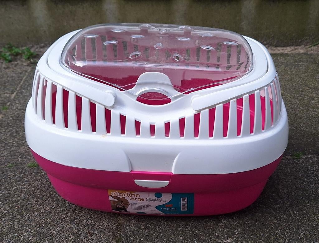 Konijn, cavia, hamster vervoer mandje 36 x 26 x 23 cm, Ophalen, Gebruikt, Transportkoffer of -box
