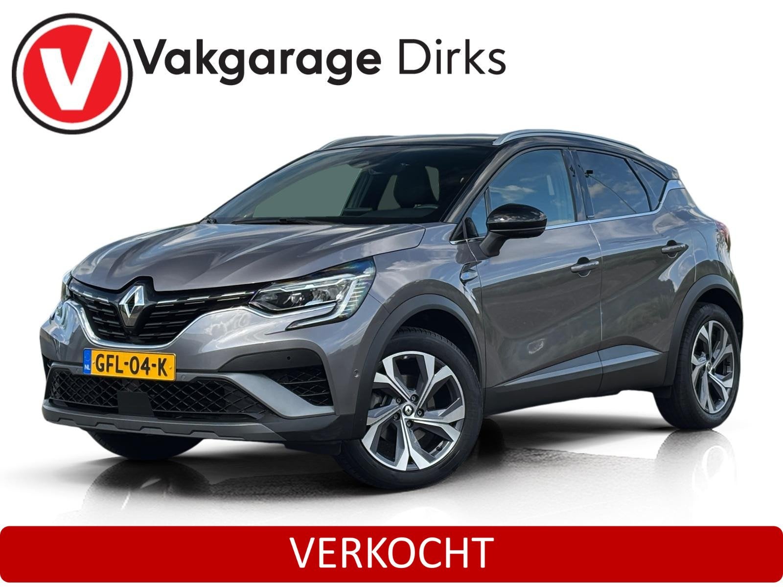 Renault Captur 1.6 E-Tech Hybrid 145 R.S. Line ✅ ACC ✅ 3, Stof, Gebruikt, 715 kg, Parkeersensor