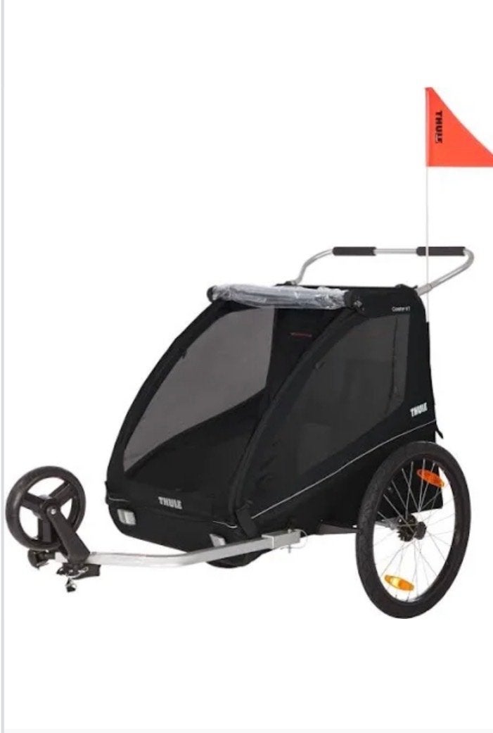 Thule Coaster XT fietskar - Spiksplinternieuw, max 45kg, Ophalen, Opvouwbaar, Nieuw, Kinderkar