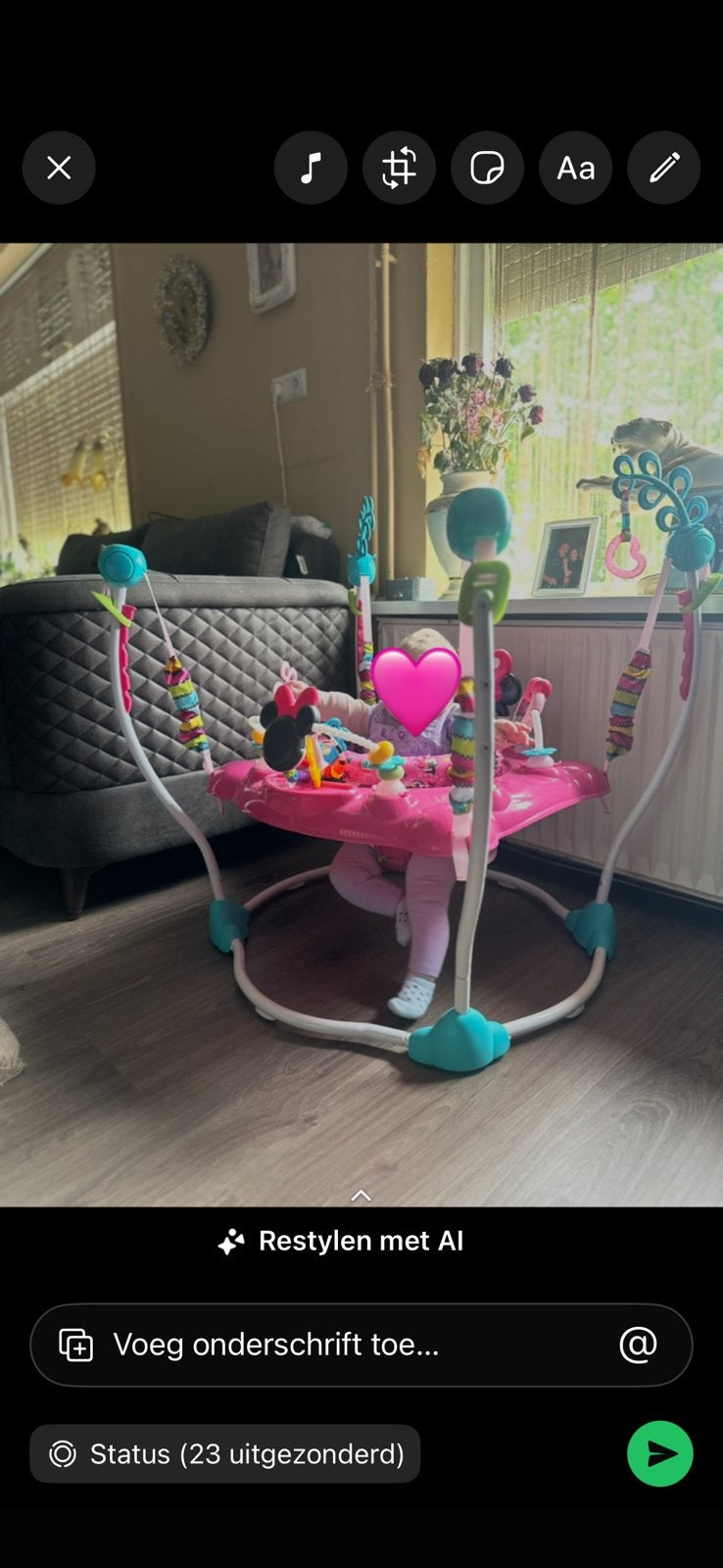 Babyspring stoel voor Babys., Ophalen, Zo goed als nieuw