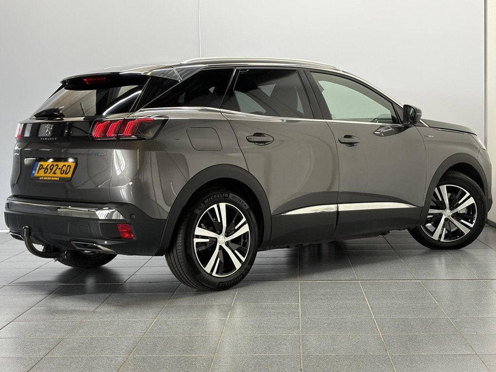 Peugeot 3008 1.6 HYbrid 225 GT Pack Business Stoelmassage, S, Auto's, Peugeot, 12 maanden, Bedrijf, Grijs, Hybride Elektrisch/Benzine