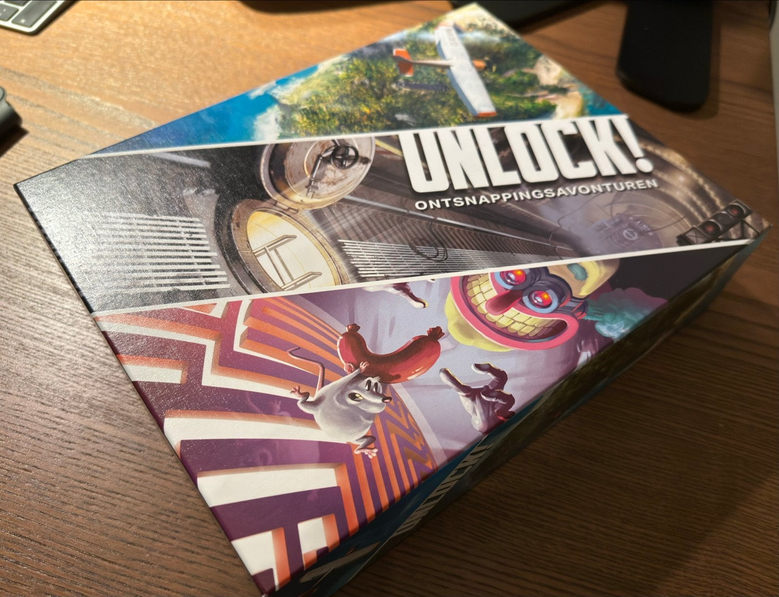 Unlock! Ontsnappingsavonturen - EscapeRoom Bordspel, Verzenden, Zo goed als nieuw