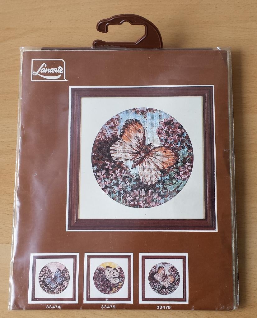 Vlinder Pakket - Lanarte - jaren 80, Nieuw, Ophalen of Verzenden, Handborduren, Nvt