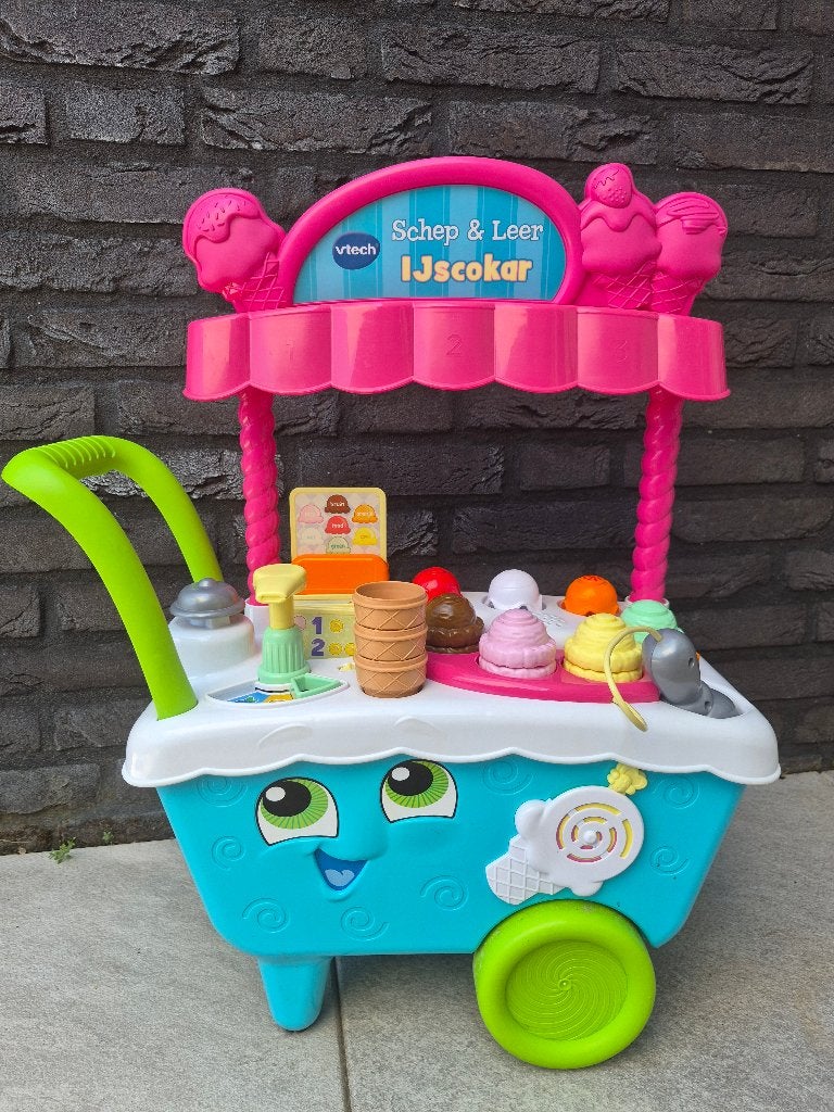 Vtech ijscokar, Kinderen en Baby's, Speelgoed | Vtech, Ophalen, Zo goed als nieuw, 2 tot 4 jaar