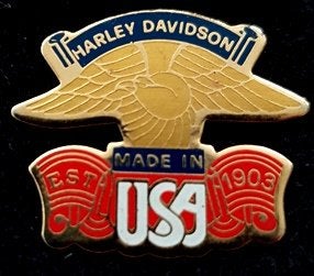 Harley-Davidson  pin- made in USA  est.1903, Verzenden, Nieuw, Transport, Speldje of Pin