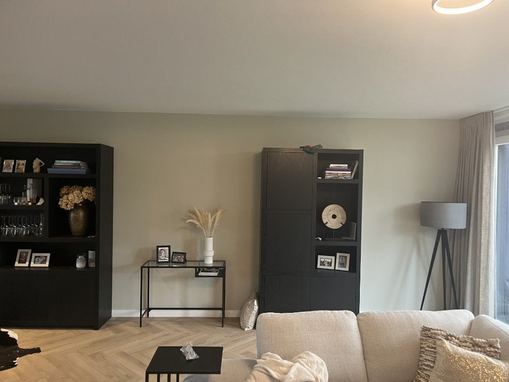 Boekenkast Diamond zwart 120 cm, Ophalen, Met deur(en), 100 tot 150 cm, 200 cm of meer
