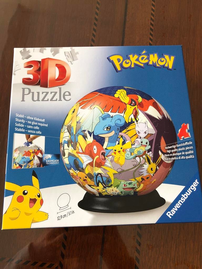 Pokémon 3D Puzzelbal - Ravensburger, Ophalen of Verzenden, Meer dan 50 stukjes, Nieuw, 6 jaar of ouder